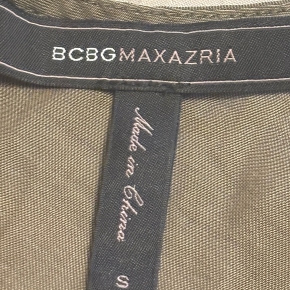 BCBGMAXAZRIA Olive Green Women's Jumpsuit - Picture 3 of 9